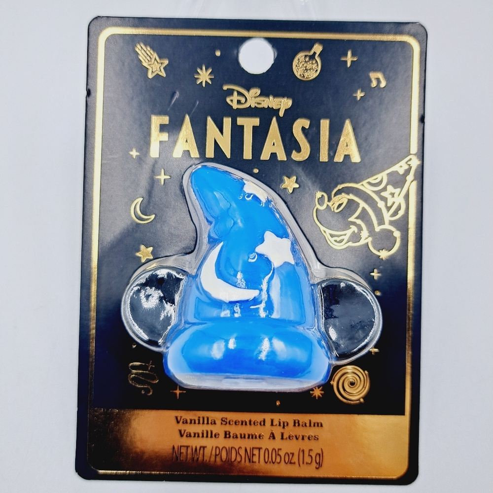 Disney Fantasia The Sorcerer's Apprentice Sorcerer Mickey Vanilla Hat Lip Balm z